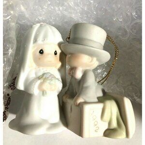 Vintage Ornament Precious Moments Enesco Our First Christmas Together Dated 1992